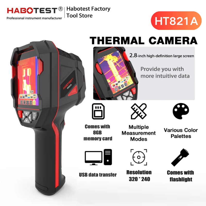 Thermal Imaging Camera Pcb Repair - Câmera Térmica Recarregável HABOTEST HT821A -20
