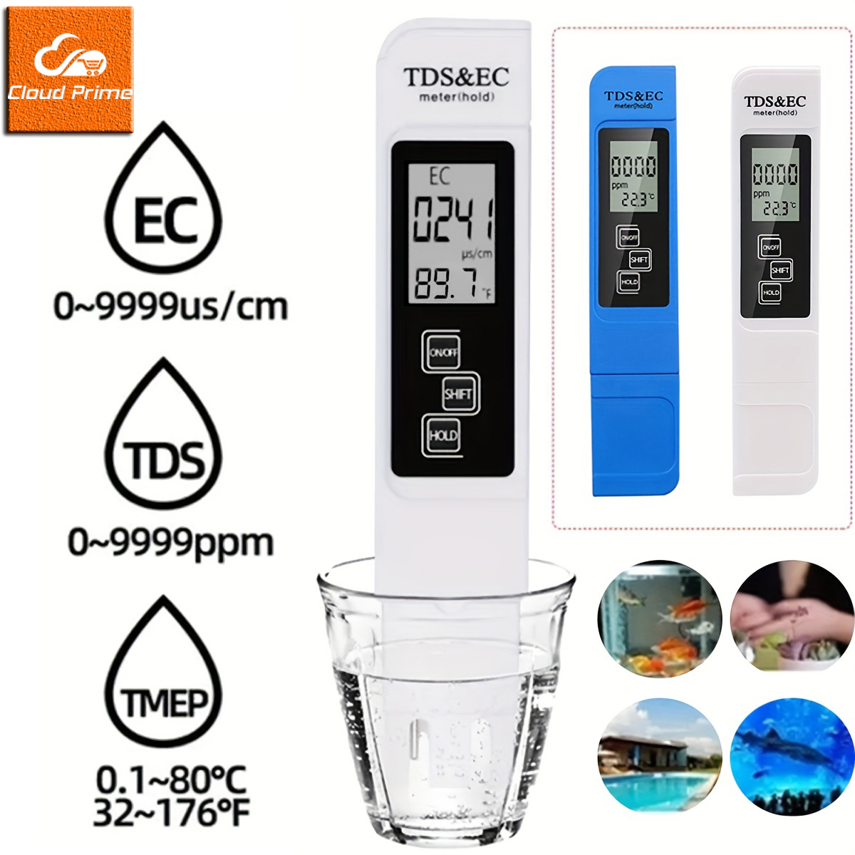 Caneta de detecção de qualidad - Ph Meter Digital Water Tester avaliação e preço